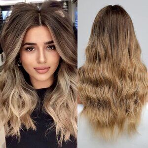 BLONDE UNICORN Ombre Brown to Blonde Lace front Wig